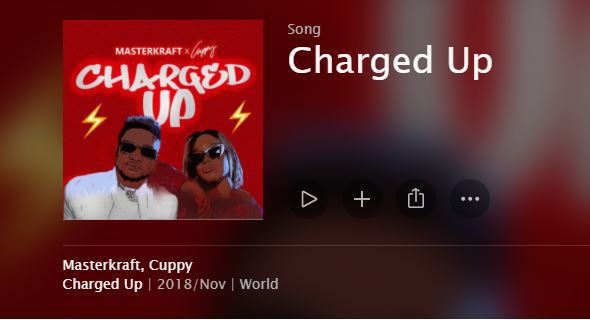 Dj Cuppy x Masterkraft – Charged Up (Instrumental) Masterkraft_Cuppy_Charged_Up