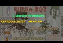 Burna Boy – Gum Body Instrumental Burna Boy Gum Body Instrumental