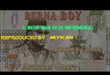 Burna Boy – Wetin Man Go Do Instrumental Burna Boy Wetin Man Go Do Instrumental