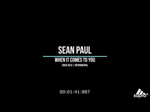 Sean Paul – When It Comes To You (Instrumental) Sean Paul When It Comes To You (Instrumental) 2019