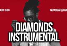 Young Thug – Diamonds Instrumental (ft. Gunna)