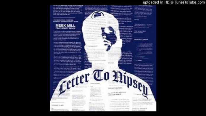 Meek Mill - Letter to Nipsey Instrumental Meek Mill - Letter to Nipsey Instrumental