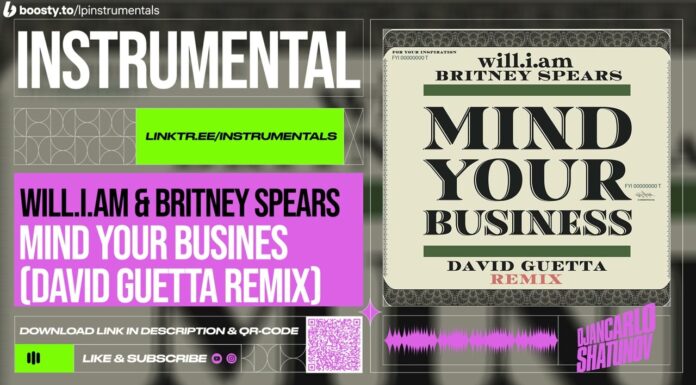 will.i.am & Britney Spears MIND YOUR BUSINESS (David Guetta Remix) Instrumental